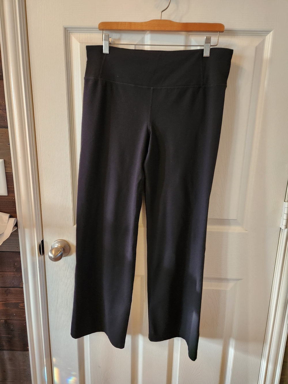 Tangerine Women's High-Waist Black Wide-Leg Pants